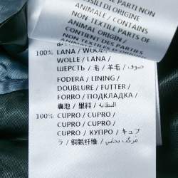 مملوكة مسبقًا جاكيت بليزر غوتشي نيفي بلو/ريد جاكار مقاس كبير جدًا - إكس لارج