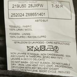 مملوكة مسبقًا سترة غوتشي رمادي صوف بقصة عادية مقاس كبير (لارج)