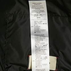 مملوكة مسبقًا سترة غوتشي جاكار نايلون أسود لأسفل مقاس متوسط (ميديوم)