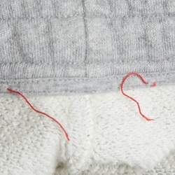 Pre Owned Gucci Grey Side Stripe Cotton Tiger Applique Joggers L