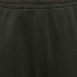 مملوكة مسبقًا Gucci Black GG Logo Side Ribbon Technical Jersey Joggers L