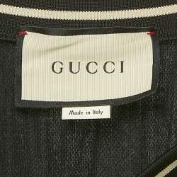 Pre Owned Gucci Green Metallic Glossy Jersey Sleeveless T-Shirt XXL