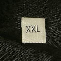 Pre Owned Gucci Green Metallic Glossy Jersey Sleeveless T-Shirt XXL