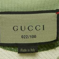 مملوكة مسبقًا Gucci X Ignasi Monreal Green Printed Cotton Hallucination Sweatshirt S