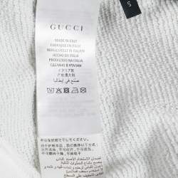 مملوكة مسبقًا Gucci X Ignasi Monreal Green Printed Cotton Hallucination Sweatshirt S