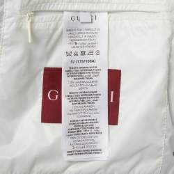 مملوكة مسبقًا Gucci Grey GG Monogram Brushed Flannel Zip Overshirt XL