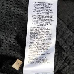 مملوكة مسبقًا شورت غووتشي جيرسي مبطن جي  جي أسود بخطوط ويب مقاس صغير