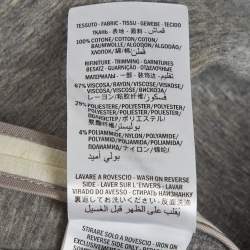 Pre Owned سويت شيرت غوتشي بيج بطبعة جماجم من قماش النيوبرين مقاس متوسط