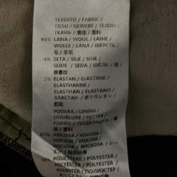 Pre Owned بنطلون  غوتشي قماش صوف أسود عادي مقاس متوسط - ميديم