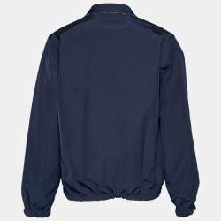 مملوكة مسبقًا بلوزون غوتشي قماش GG أزرق/بيج قابل للتبديل صناعي مقاس متوسط (M)