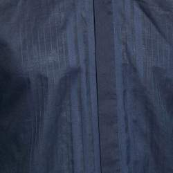 مملوكة مسبقًا Gucci Navy Blue Striped Cotton Long Sleeve Shirt M