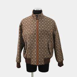 مملوكة مسبقًا Gucci Horsebit Brown Wool Blouson XL