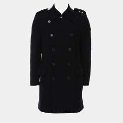 مملوكة مسبقًا معطف غوتشي مزدوج الصدر