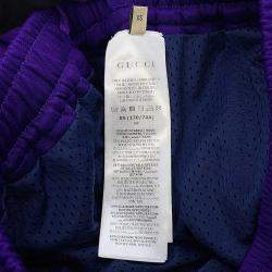 Pre Owned بنطلون رياضي بسحاب معدني غوتشي مقاس صغير (170/74A)