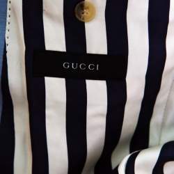 Gucci Sky Blue Cotton Tailored Mayfair Blazer XXL
