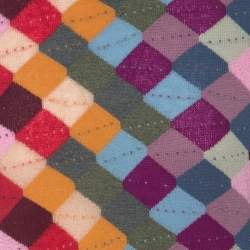Gucci Multicolor Wool Argyle Knit Sweater XL 