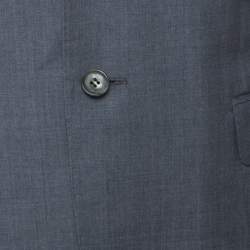 Gucci Grey Wool Classic Blazer L