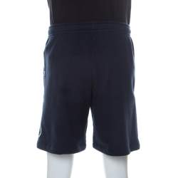 مملوكة مسبقًا Gucci Navy Blue Cotton NY Yankees Patch Shorts S 
