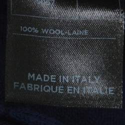 Gucci Blue Wool V-Neck Sweater M