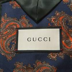 Gucci Burgundy Mohair Blend Double Breasted Blazer XXL 