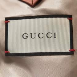 Gucci Black Textured Stretch Cotton Monaco Blazer XL