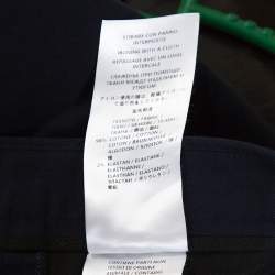 Gucci Navy Blue Stretch Cotton Slim Fit Riding Pants M