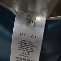 مملوكة مسبقًا جاكت غوتشي منفوخ فارسيتي بلايند فور لوف جلد  عنابي