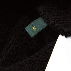 Pre Owned سويتشيرت غوتشي هودي قطن طباعة دابر دان أسود M