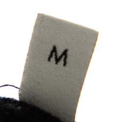 Pre Owned Gucci Black Vintage Logo Print Cotton Hooded Sweatshirt M