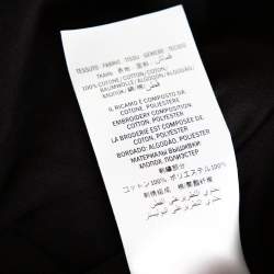 مملوكة مسبقًا سويتشيرت غوتشي سحاب علوي قطن تطريز بغز باني سوداء M