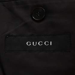 Gucci Grey Pin Striped Wool Tailored Suit XXL