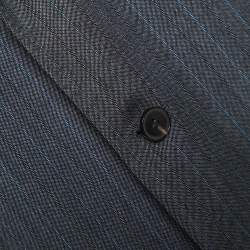 Gucci Grey Pin Striped Wool Tailored Suit XXL