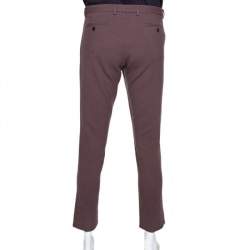 Gucci Brown Stretch Wool Trousers M
