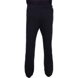 Gucci Black Knit Contrast Vertical Logo Print Track Pants M