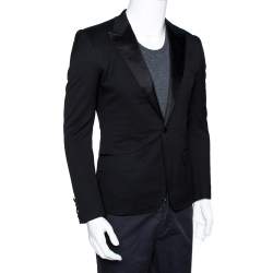 Gucci Black Wool Tuxedo Blazer XS