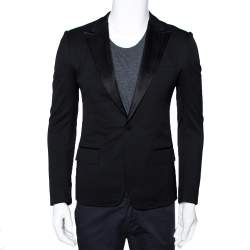 Gucci Black Wool Tuxedo Blazer XS