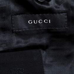 Gucci Black Wool Tuxedo Blazer XS