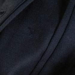 Gucci Navy Blue Cotton Tailored Regular Fit Trousers M