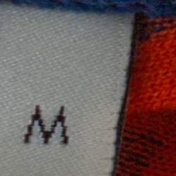 Pre Owned Gucci Bicolor GG Patterned Velour Zip Front Jacket M