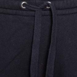 Gucci Black Logo Print Washed Cotton Jogging Pants XS