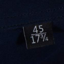Gucci Navy Blue Stretch Cotton Skinny Fit Shirt XXXL
