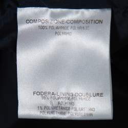 Pre Owned جاكيت غوتشي "بومبر" سحاب أمامي أزرق كحلي مقاس صغير (سمول)