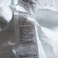 Pre Owned قميص غوتشي بولينغ واسع مطبوع مورد نمط أوراق أزرق مقاس صغير جداً (اكس سمول)