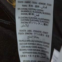 Gucci Black Denim Momento Mori Detail Super Skinny Jeans L