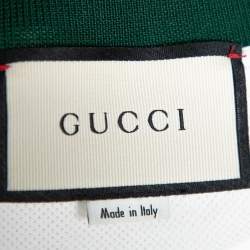 مملوكة مسبقًا Gucci White Cotton Pique Contrast Collar Detail Polo T-Shirt XXL 