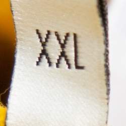 Pre Owned هودي غوتشي قطن بأبليك مودرن فيتوشر أصفر كبير جدا جدا