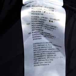 Gucci Equestrian Black Velvet Trim Detail Quilted Jacket M