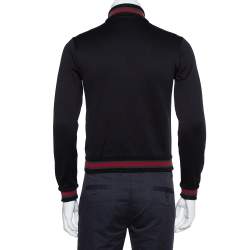 Gucci Equestrian Black Zip Front Jacket XS