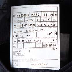 Pre Owned Gucci Navy Blue Striped Wool Suit XXL