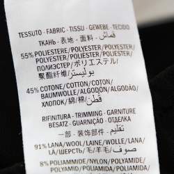 Gucci Black Jersey Side Stripe Detail Technical Joggers S
